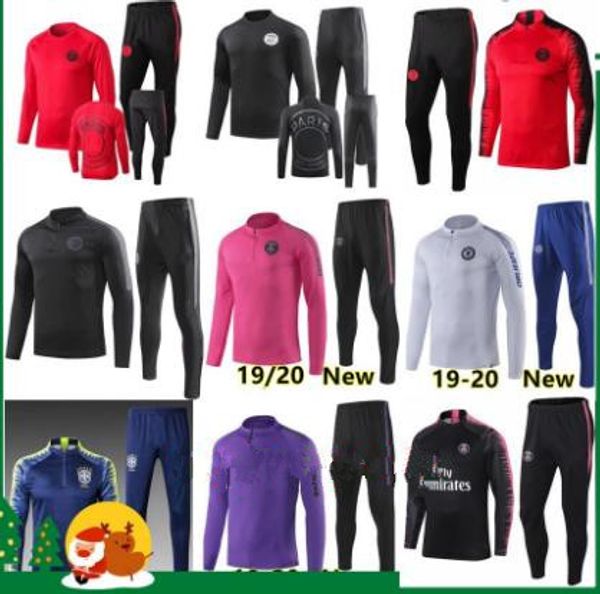 

New 2019 2020 p g occer track uit 18 19 20 men chandal track uit football training uit urvetement p g, Black;blue