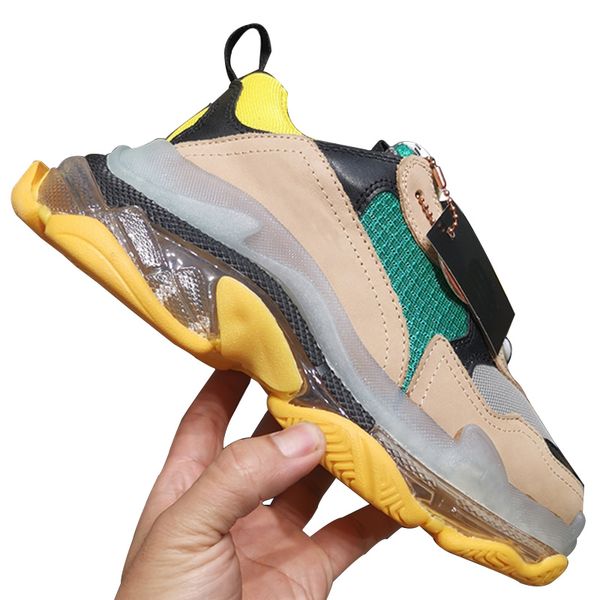 

women fashion luxury designer shoes sneakers womens basketball shoes triple s sneakers breathable casual shoes size 35-40 type6, Black