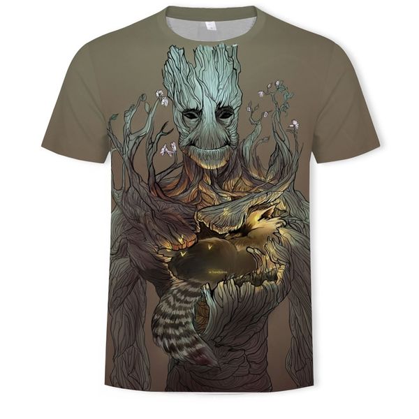 

mens designer summer grut digital printing short-sleeved t-shirt men, White;black