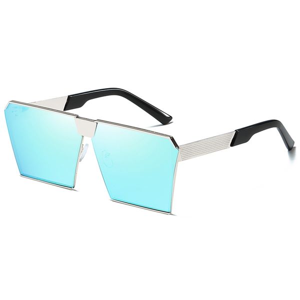 

men's square big box sunglasses men and women brand designer sunglasses fashion square big box sunglasses colorful hipster oversized gl, White;black