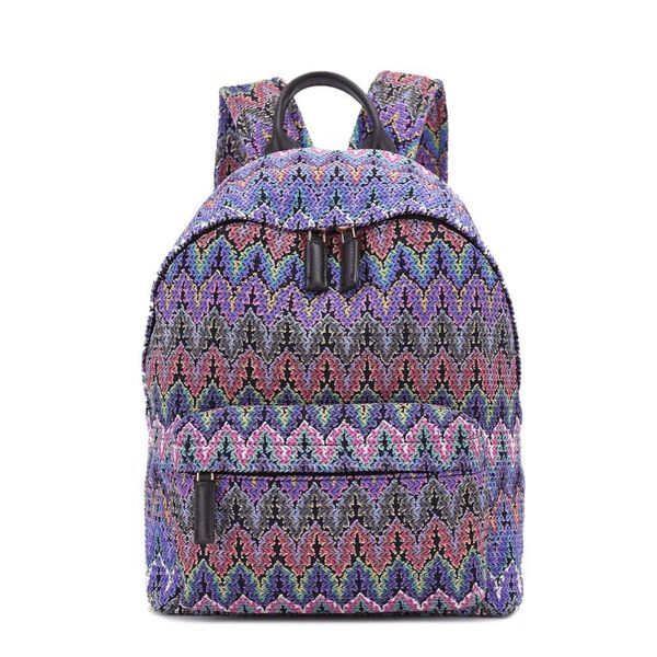 

ручной работы печатный мини-рюкзак 2020 новый легкий студенческий школьный рюкзак женская мода тенденция большой емкости путешествия школьны