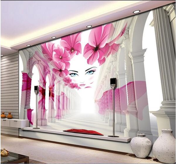 

3d wall paper for living room custom p european magnolia roman column tv background home decor 3d wall murals wallpaper for walls 3 d