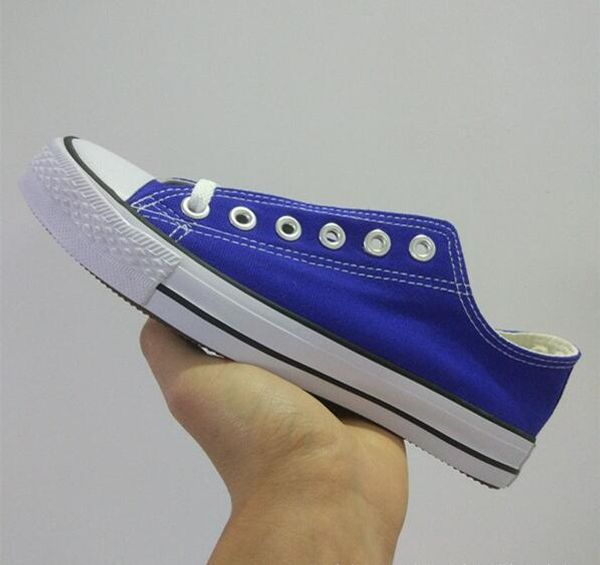 

2017new 35-46 новый мужской high-top adult женская мужская обувь холст 13 цветов зашнуровал повседневная обувь, Black