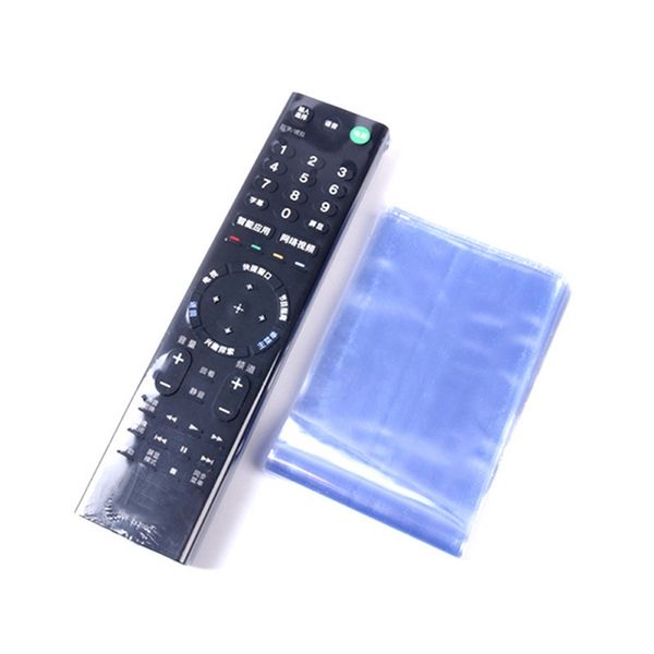 

10pcs heat shrink film clear video tv air condition remote control dust protect storage case anti-dust waterproof home gadgets