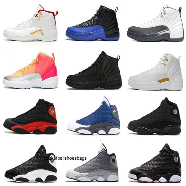 

12s playoff french blue 12 fiba ovo white men basketball shoes 13 13s bred chicago reverse he flint cny sports sneakers with box