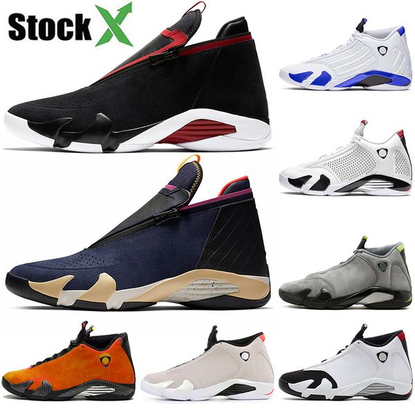 

jumpman 14s xiv brand mens zipper purple black red new yellow thunder trainer designer basketball shoes sneakers 7-13