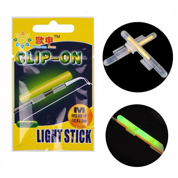 

clip on 20pcs(10bags) xl l m night fishing lighting stick wand green glow stick fishing light