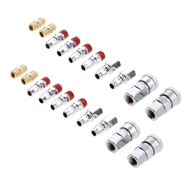 

20 x air line hose couplings quick release 1/4