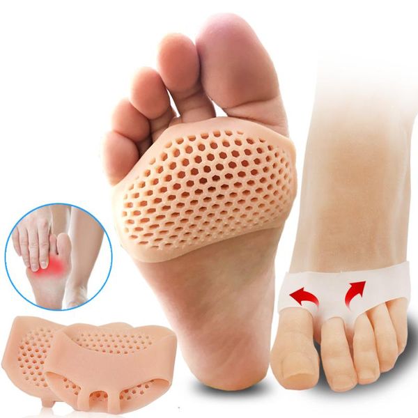 

vip silicone padded forefoot insoles for high heel shoes, Black;white