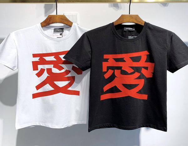 

new arrival clothing men's t-shirts print street dress tees short sleeve m-3xl dt574, White;black