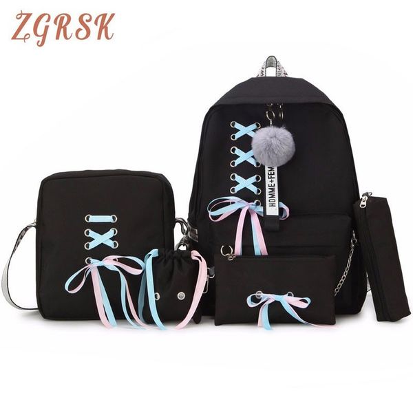 

fashion women school travel backpack bags youth cute cnavas bag backpacks for teenager girls students bags plecak