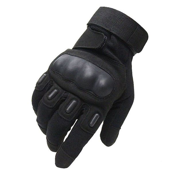 

men's hunting tactical gloves combat gloves full finger touch screen sport hiking cycling, Black