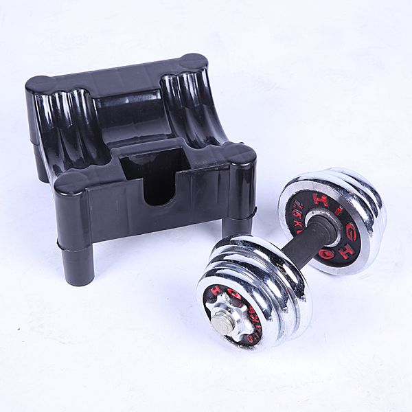 

2pc multi-functional engineering plastic dumbbell placed stools dumbbell shelves fitness ancillary equipment 22*22*14cm