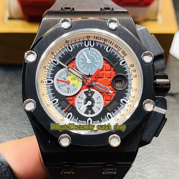 

h лучшая версия royal f1 schumacher 26290io.oo.a001ve.01 red dial cal.3126 автоматические мужские часы sapphire pvd черный стальной корпус с, Slivery;brown
