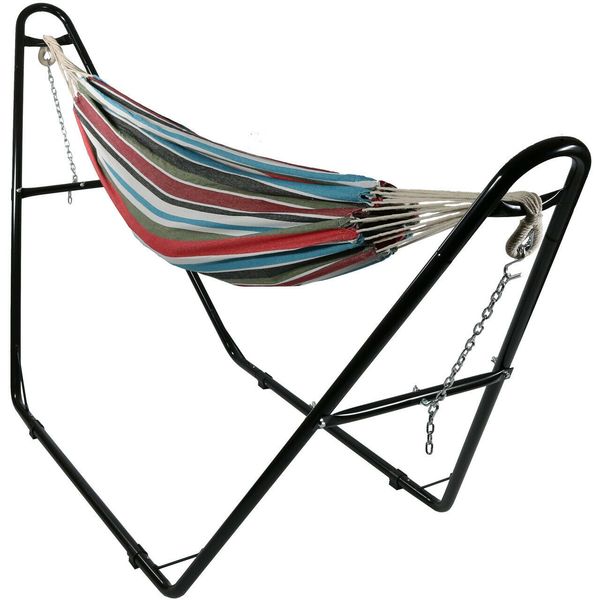 

Extra large 2 per on brazilian hammock and univer al tand et cool breeze