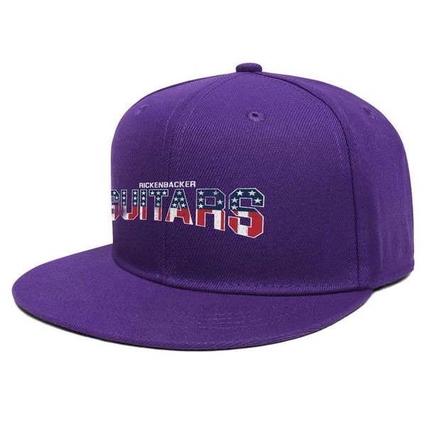 

rickenbacker guitars usa flag flat brim baseball cap blank youth trucker hats logo, Blue;gray