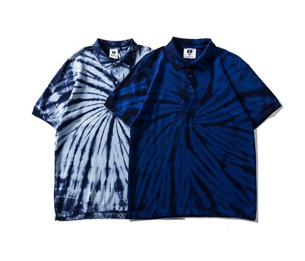 

new plus size oversized loose hippie paisley tie dye color block print tee men streetwear punk polos, White;black