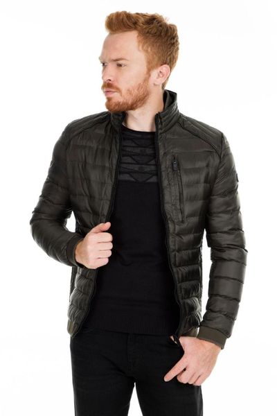 

nove & so inflatable coat male coat pars19, Black;brown