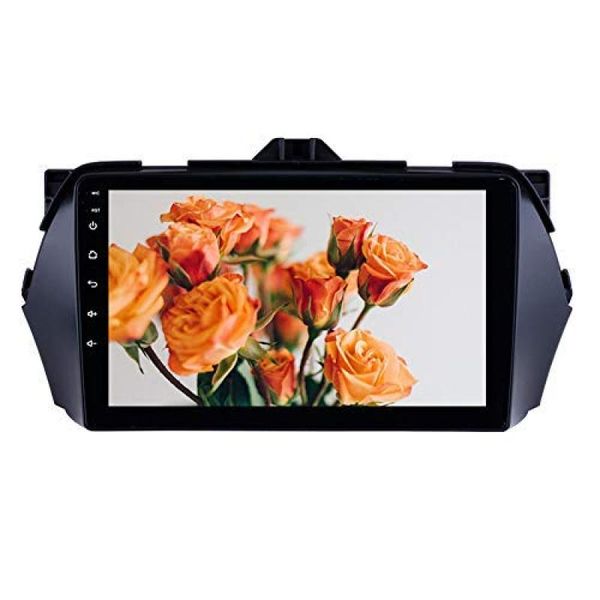 

9 android 9.0 car gps navigation radio for 2016 suzuki alivio touchscreen car stereo with bluetooth carplay swc dvr backup camera