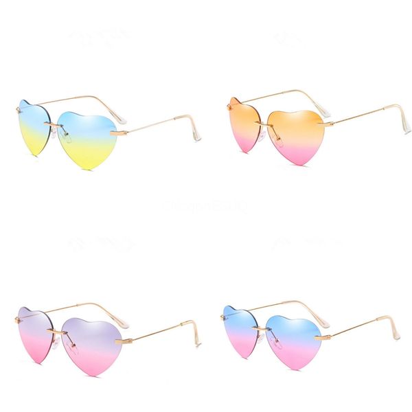 

lady women fashion heart-shaped sunglasee summer 8 style extra large pc gradient heart-shaped sunglasee dc444 #59946, White;black