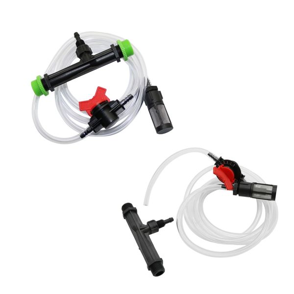 

irrigation venturi fertilizer injector kit with 1/2", 3/4" male thread agriculture tools greenhouse fertilization device 1 set