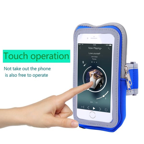 

touch screen cell phone arms package running bags men women for iphone 5s/6/6s/plus sports equipment run bag accessories