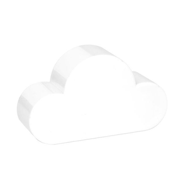 

cute keychains creative home storage key holder white cloud shape magnetic key holder magnets keyrings, Silver