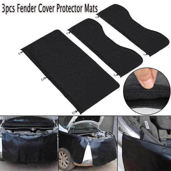 

3pcs car automotive mechanic magnetic for fender cover protector work mat paintwork pad set auto repair tool garage car covers