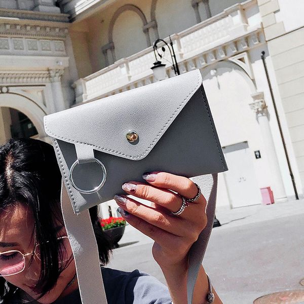 

ishowtienda мода женщины чистый цвет сумки кольцо посыльного кожи плеча сумка сундук путешествий малый конструктор сумка роскошный # y30