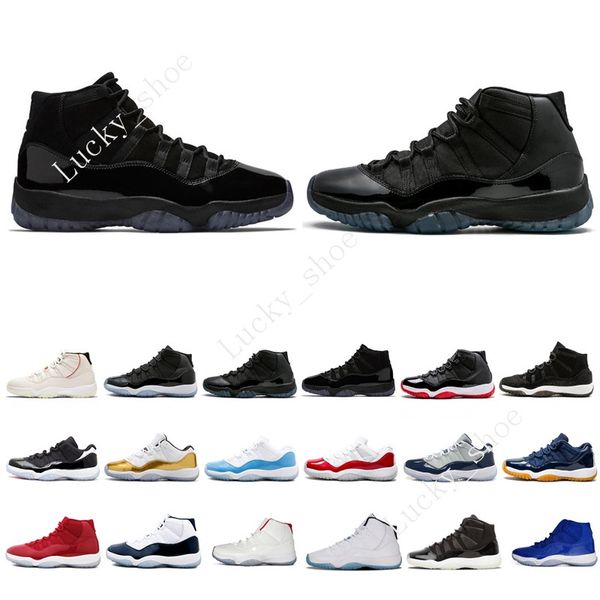 

11 olympic metallic gold white varsity red navy gum concord basketball shoes velvet heiress sneakers men 11s lows xi wool sports shoes