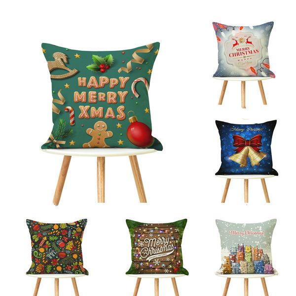 

пользовательские наволочки новые рождественские серии льняные наволочки 9 варианты конструкции обеспечить шаблон настройка больше пятно диза