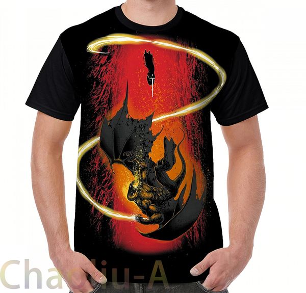 

the wizard & the demon t-shirt men funny printed t shirt women tees short sleeve casual tshirts, White;black