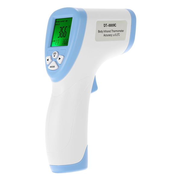 

ru stock forehead digital baby thermometer non-contact ir infrared for milk water room fever lcd backlight body termometro