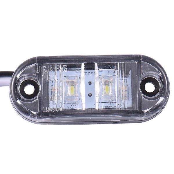 

12v 2 led side indicator light truck trailer led side light piranha edge