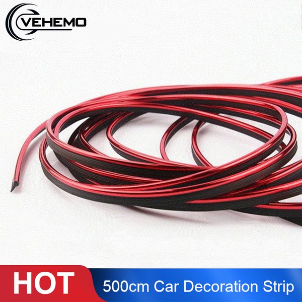 

vehemo 5m car styling car interior decorative thread sticker air outlet dashboard panel decorative tape strip new