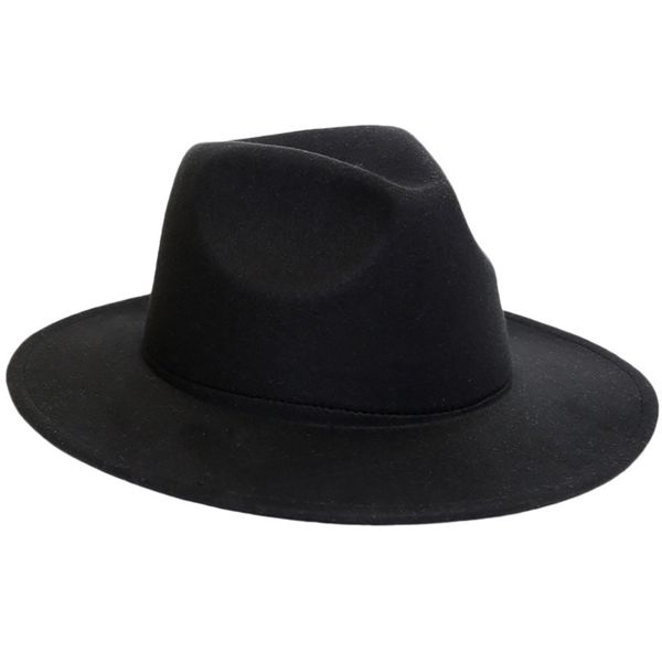 

fedora hats wool women's hats classical gentleman wide brim felt wool fedora for floppy cloche jazz cap, Blue;gray