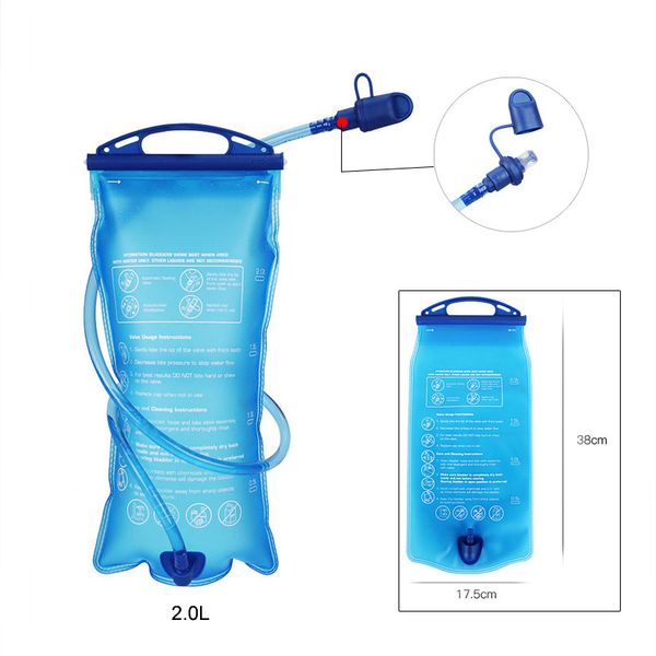 

2l water bag women men backpacks bike outdoor hydration bag