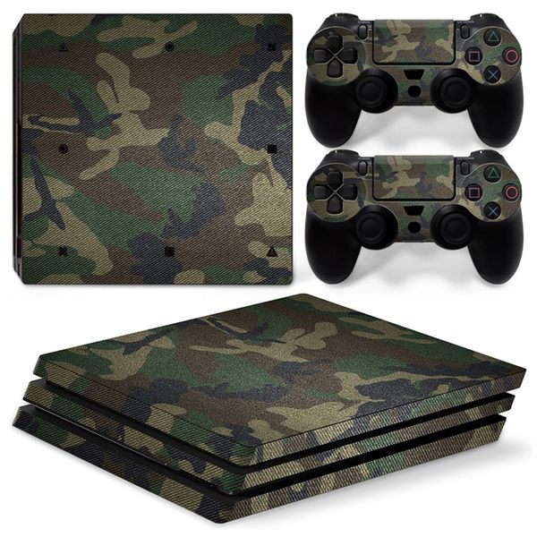 

Стикер кожи Fanstore виниловая наклейка Camo Design для консоли Playstation PS4 Pro и 2 пульта диста