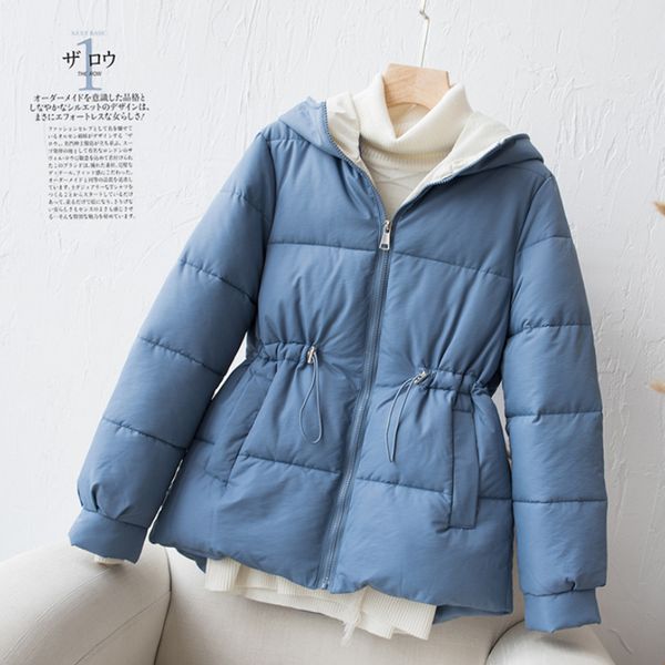 

women's down & parkas liva girl casual ladies cotton padded jacket short autumn winter wadded women hooded coats female, Black