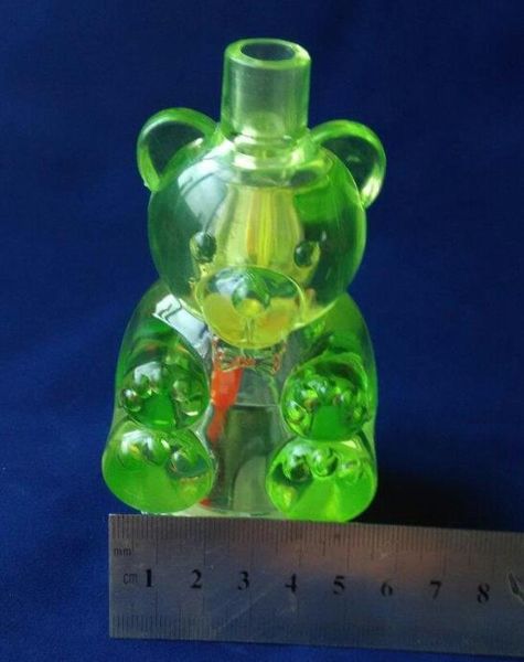 pot urso pequeno atacado de vidro bongs Pipes Oil Burner água Vidro plataformas petrolíferas fumadores Rigs