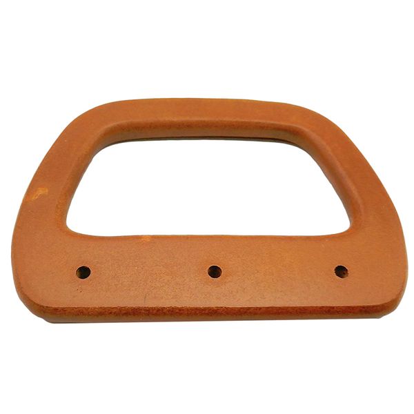 

1 pcs d shape wooden bag handle replacement for diy shoulder bag making handbag tool, Black