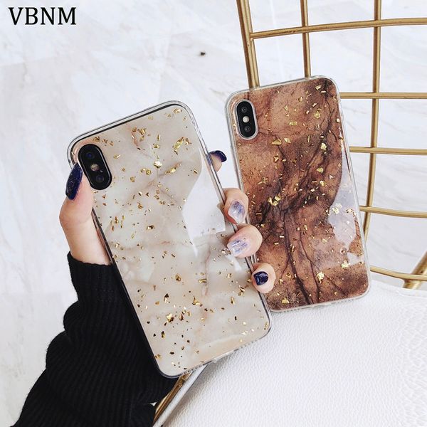 

Роскошная золотая фольга Bling мраморный чехол для телефона i X XS Max XR мягкая крышка TP