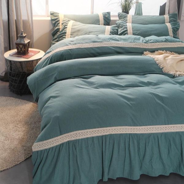 Branded Letter Print Warm Cotton Bedding Sets Designer New