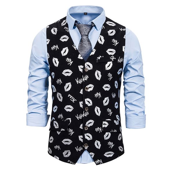 

поелђй гђб пеаи жиле мђжин вадба без Ѭђкавов slim fit плае ком жиле м, Black;white