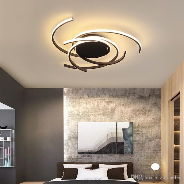 

modern led ceiling lights aluminum ceiling chandeliers lighting for living room bedroom children baby room plafond avize