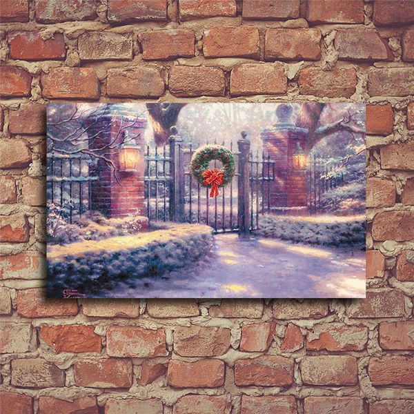 

charming winter wonderland theme decorations western winter christmas snow scene hd printing mural home christmas decor