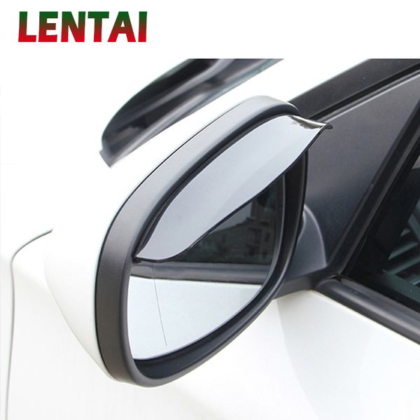 

lentai 1pc car rearview mirror rain brow cover for toyota corolla avensis rav4 c-hr chr civic accord crv fit accessories