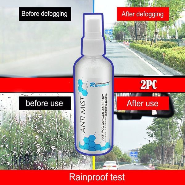

anti-fog agent mist liquid spray for car glass windscreen window clean d2
