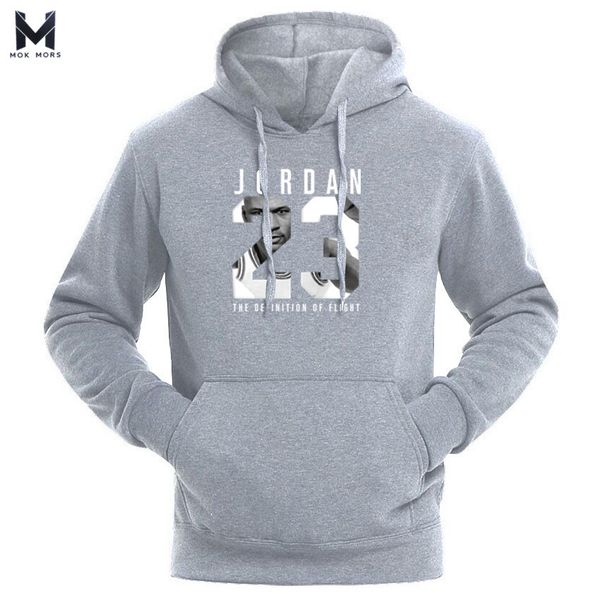 

2019 brand 23 men sportswear fashion brand print mens hoodies pullover hip hop mens tracksuit sweatshirts hoodie sweats m-3xl, Black
