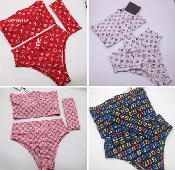 

2019 new luxury quality wimwear popular ummer women beachwear pink printed bra underwear headband lady bikini for the party